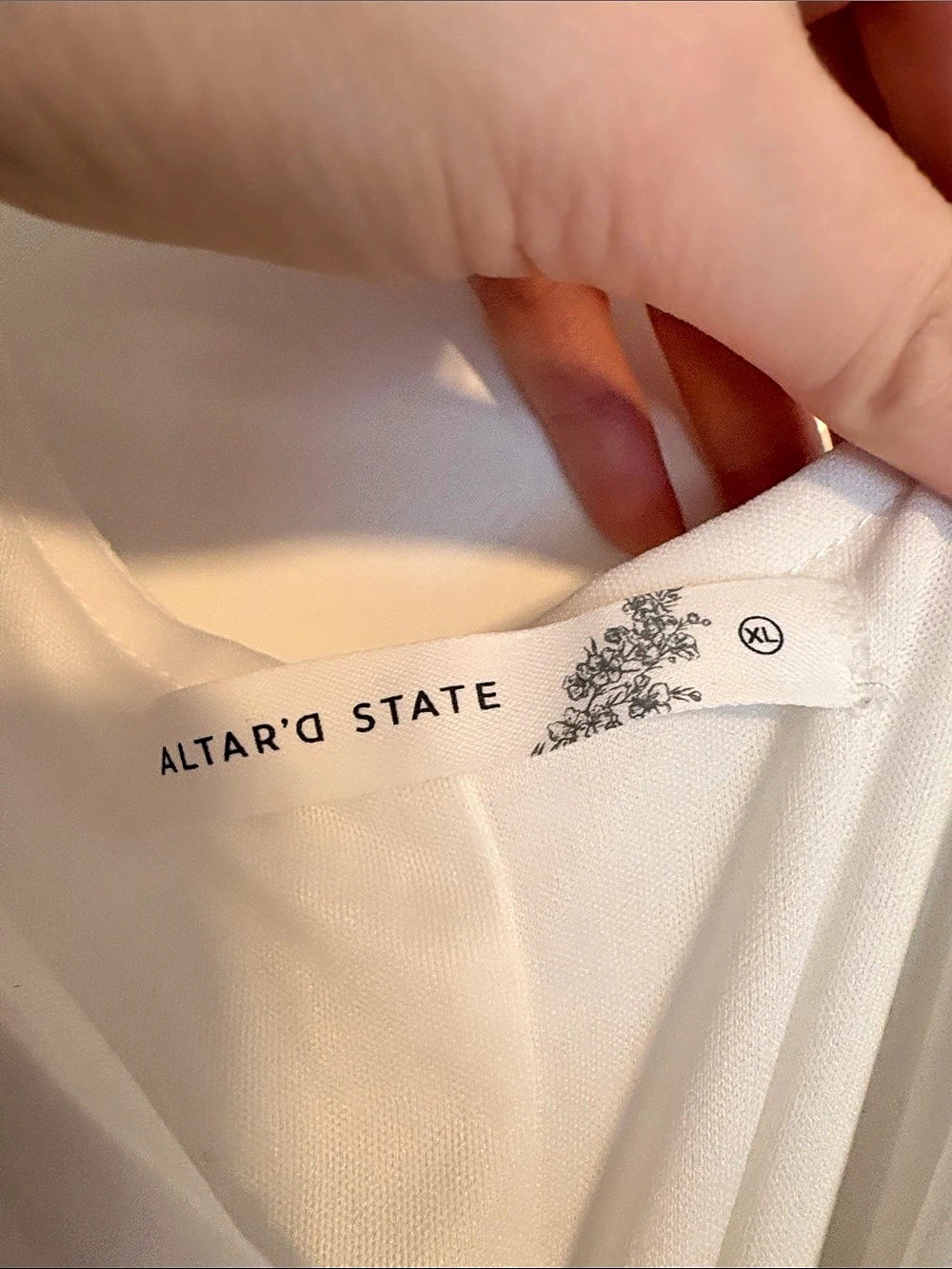 Altar'd State White Ruffle Maxi Dress - Picture 4 of 7